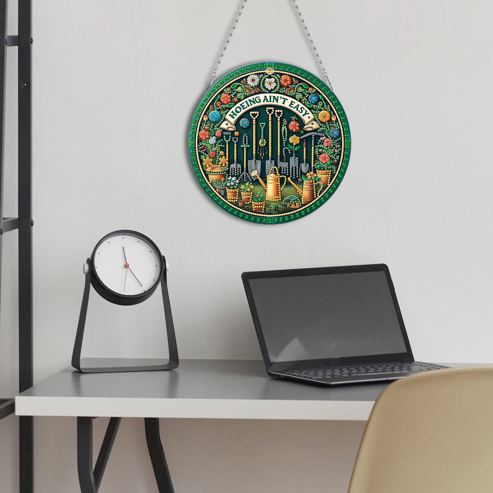 2D Flat DIY Garden Tools Diamond Art Pendant Window Hanging Art for Home Decor
2D Flat DIY Garden Tools Diamond Art Pendant Window Hanging Art for Home Decor