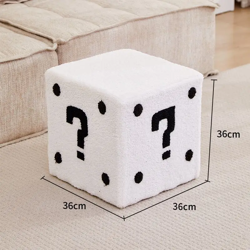 Nordic Ottomans Lamb Fleece Dice Stool Home Living Room Creative Low Ottomans Solid Wood Shoe Changing Stool Footstool Seat
Nordic Ottomans Lamb Fleece Dice Stool Home Living Room Creative Low Ottomans Solid Wood Shoe Changing Stool Footstool Seat