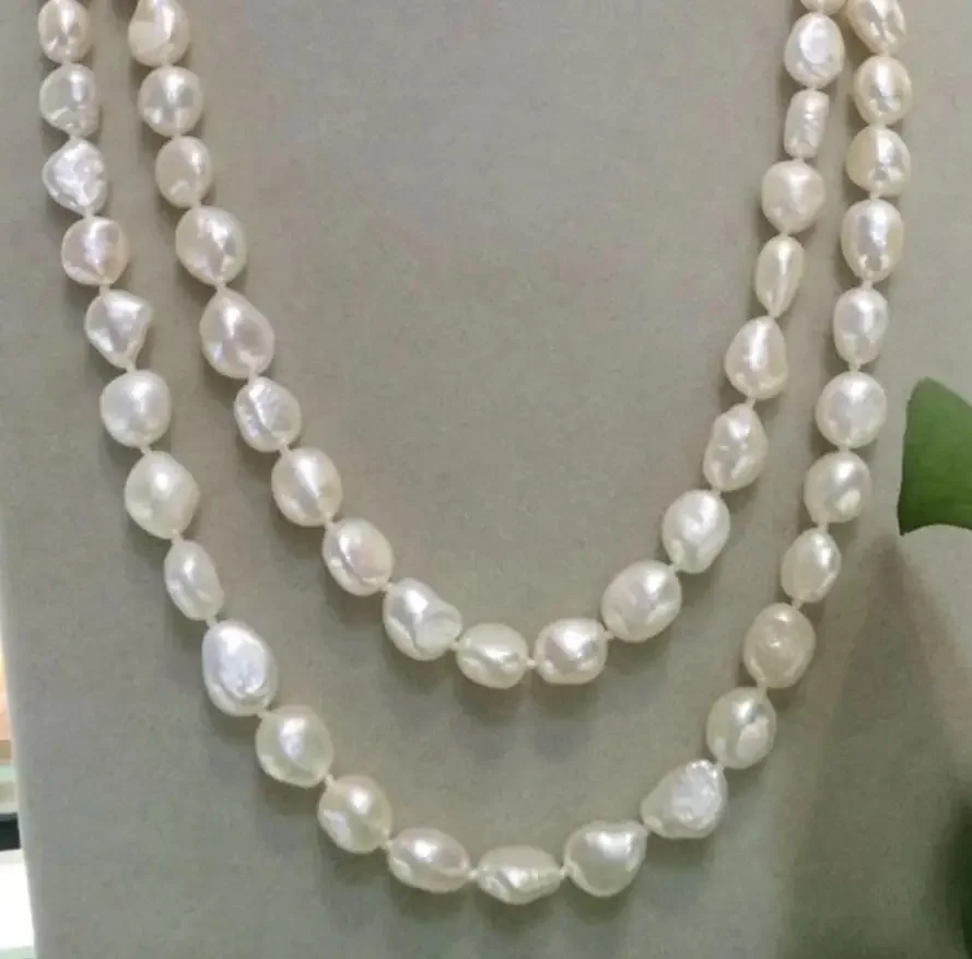 NEW Natural freshwater pearl 8-9 mm barlow irregular white pink purple necklace 48 inches
NEW Natural freshwater pearl 8-9 mm barlow irregular white pink purple necklace 48 inches