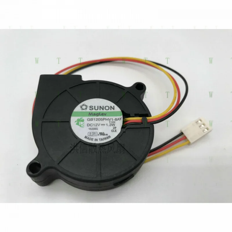 H 1 PCS For SUNON FAN GB1205PHV1-8AY DC12V 1.3W 5015 50*50*15mm 3 Pin
H 1 PCS For SUNON FAN GB1205PHV1-8AY DC12V 1.3W 5015 50*50*15mm 3 Pin