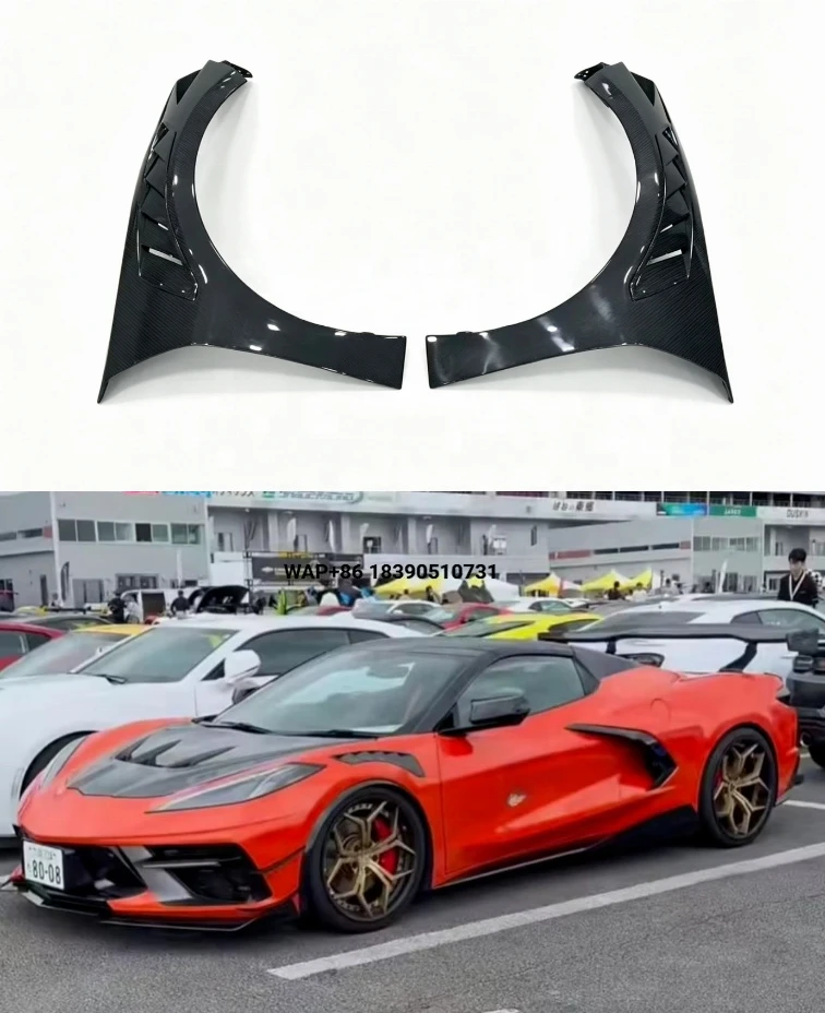 For Corvette C8 Dry Carbon Fiber Fender Panel Mudguards Directly From the Factory Suitable
For Corvette C8 Dry Carbon Fiber Fender Panel Mudguards Directly From the Factory Suitable