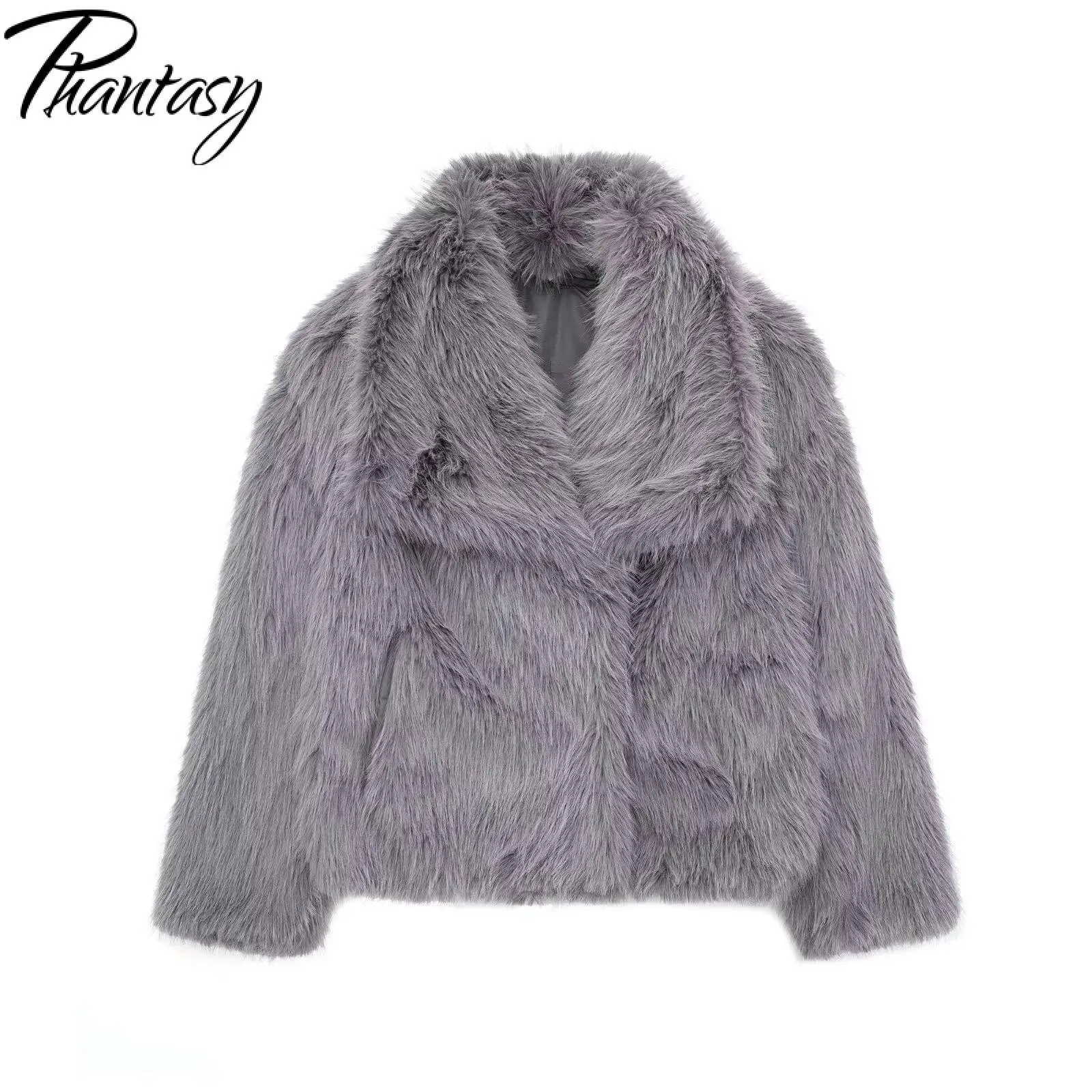 Phantasy Elegant Casual Winter Coats Women's Fashion Solid Thick Warm Faux Fur Coat Vintage Style Fluffy Plush Clothing Ladies
Phantasy Elegant Casual Winter Coats Women's Fashion Solid Thick Warm Faux Fur Coat Vintage Style Fluffy Plush Clothing Ladies