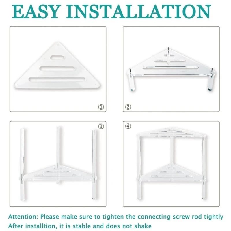 Multipurpose Clear Acrylic Shower Stand With Storage Organizers Suitable for Indoor Daily Use and Without Slip
Multipurpose Clear Acrylic Shower Stand With Storage Organizers Suitable for Indoor Daily Use and Without Slip