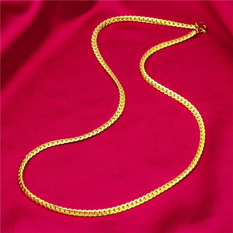 Women's 9999 24K real gold fried dough twist chain gold necklace fashion Fried Dough Twists gold jewelry necklace
Women's 9999 24K real gold fried dough twist chain gold necklace fashion Fried Dough Twists gold jewelry necklace