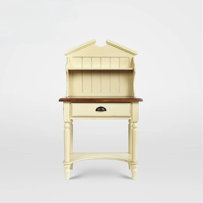 American simple solid wood writing desk small desk combination European pastoral bedroom study furniture
American simple solid wood writing desk small desk combination European pastoral bedroom study furniture
