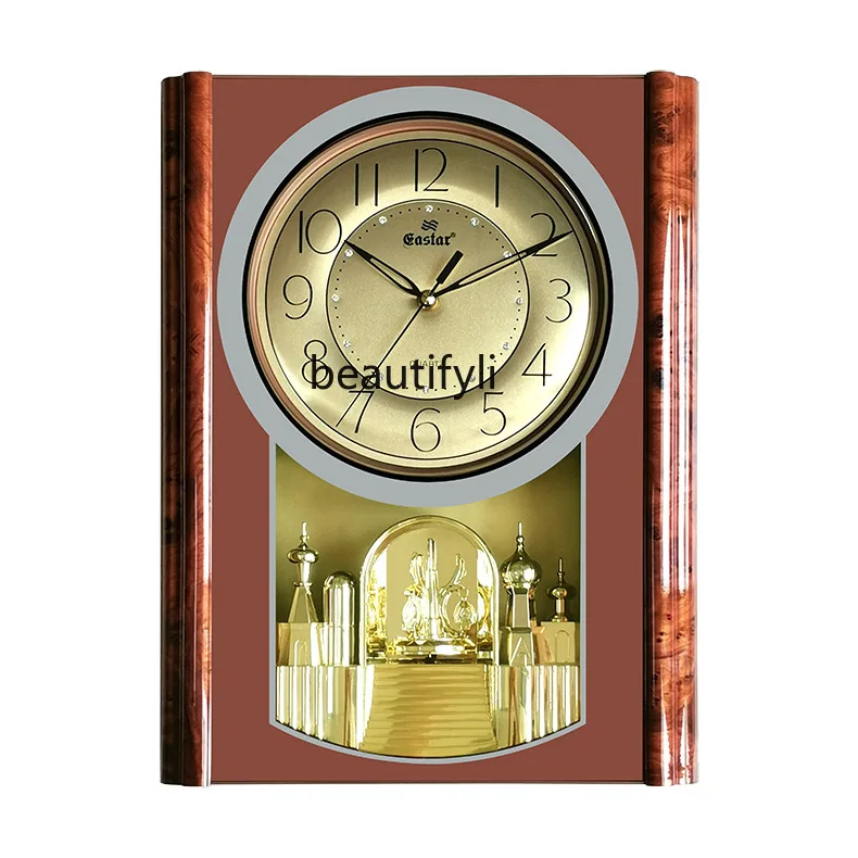 Wall clock music timekeeping living room home, creative quartz clock modern light luxury, silent swing clock simple
Wall clock music timekeeping living room home, creative quartz clock modern light luxury, silent swing clock simple