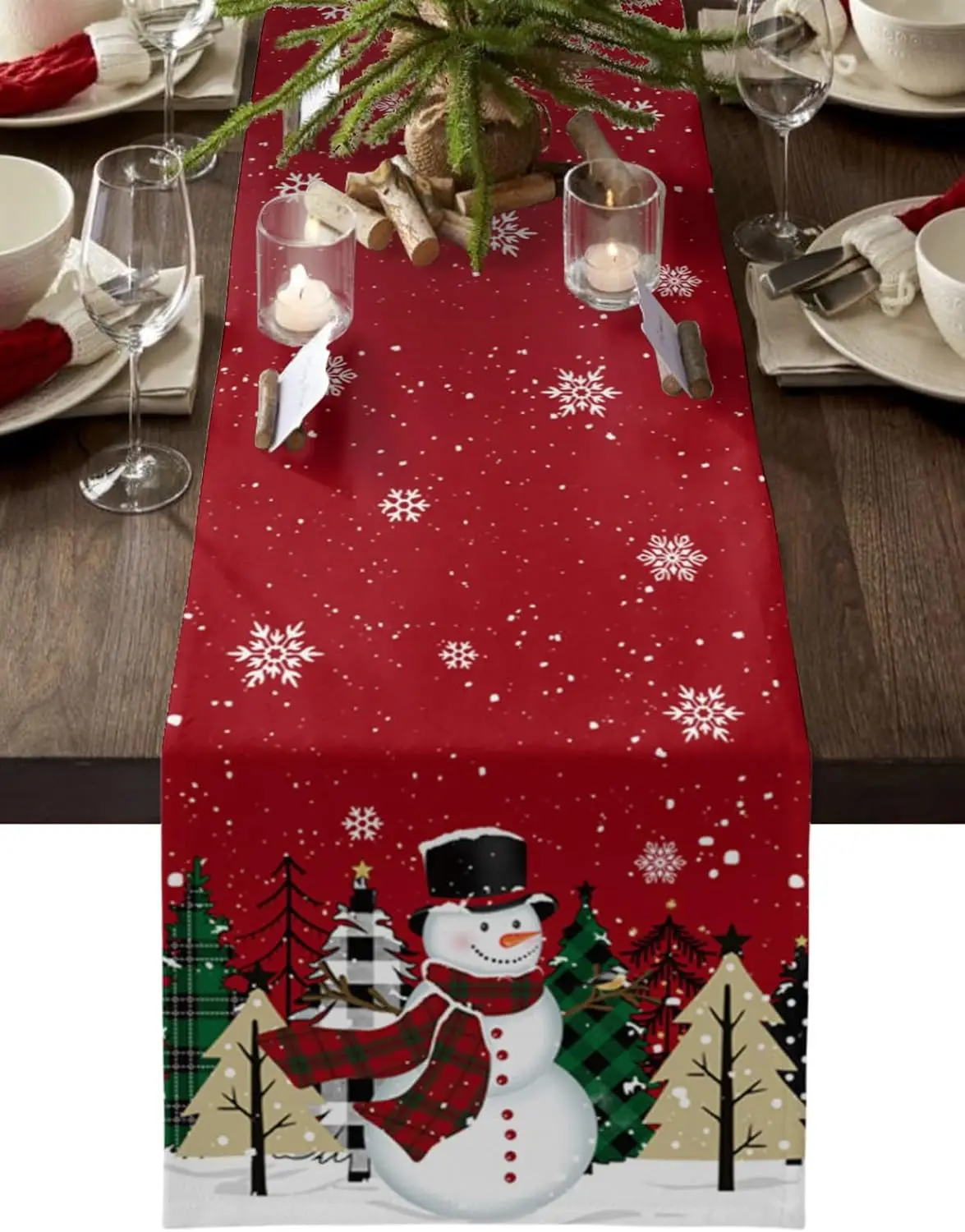 Christmas Snowman Linen Table Runners Holiday Party Decorations Washable Kitchen Dining Table Runners Christmas Decorations
Christmas Snowman Linen Table Runners Holiday Party Decorations Washable Kitchen Dining Table Runners Christmas Decorations