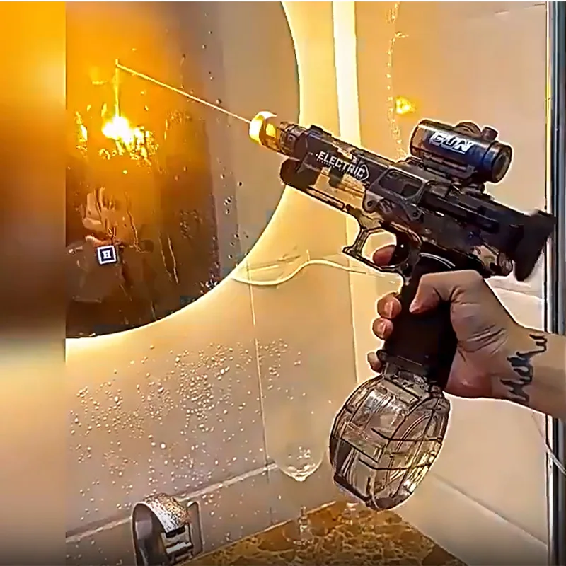 2025 New 500ml Electric Water Gun Fully Automatic Water Gun Toy High Speed Continuous Water Gun Splashing Festival Toys Gift
2025 New 500ml Electric Water Gun Fully Automatic Water Gun Toy High Speed Continuous Water Gun Splashing Festival Toys Gift