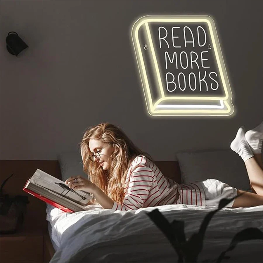 Неоновые LED-лампы для книг, световые вывески для студенческих аудиторий, подходят для книжных магазинов, читальных залов, библиотек, декора для учебных помещений.
Неоновые LED-лампы для книг, световые вывески для студенческих аудиторий, подходят для книжных магазинов, читальных залов, библиотек, декора для учебных помещений.