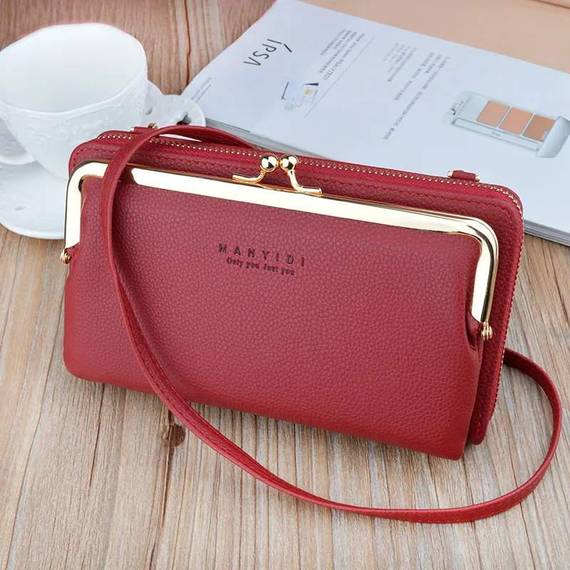 Fashion Women Clutch Purse Leather Mobile Phone Bag Versatile Crossbody Shoulder Bags Female Long Wallet Card Holder Purses
Fashion Women Clutch Purse Leather Mobile Phone Bag Versatile Crossbody Shoulder Bags Female Long Wallet Card Holder Purses