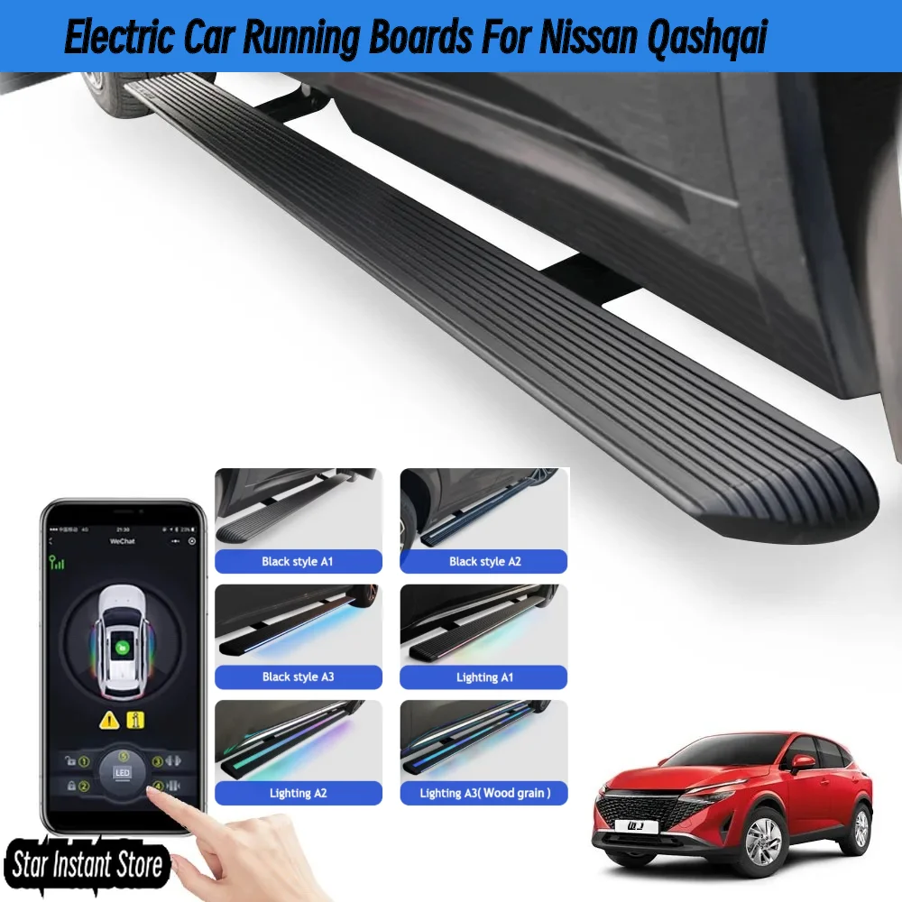 Auto Retractable Running Boards for Nissan Qashqai, Electric Side Steps with LED Lights Anti-Slip Pedal
Auto Retractable Running Boards for Nissan Qashqai, Electric Side Steps with LED Lights Anti-Slip Pedal