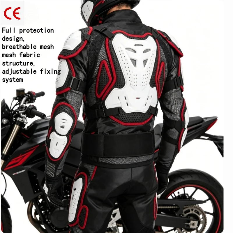 Breathable Mesh Motorcycle Body Armor Motocross Protective Jacket Adjustable Shockproof Guard for Off-Road Racing Skiing
Breathable Mesh Motorcycle Body Armor Motocross Protective Jacket Adjustable Shockproof Guard for Off-Road Racing Skiing