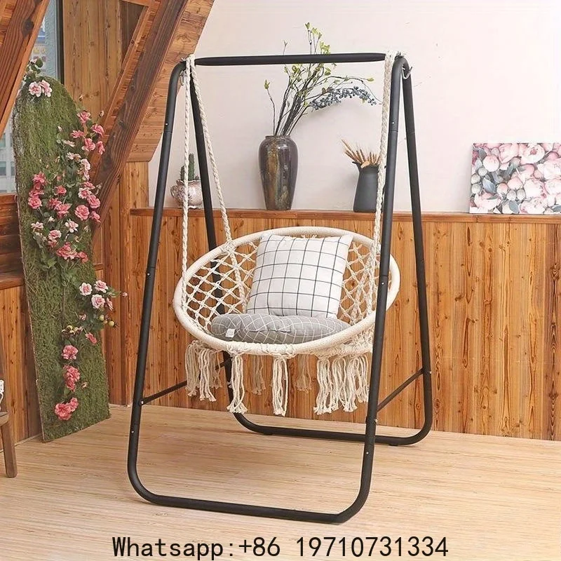 Free-Standing Hanging Chair Set with Metal Stand, Capacity Indoor/Outdoor Swing Chair, Portable Hammock Chair for Patio/Garden
Free-Standing Hanging Chair Set with Metal Stand, Capacity Indoor/Outdoor Swing Chair, Portable Hammock Chair for Patio/Garden