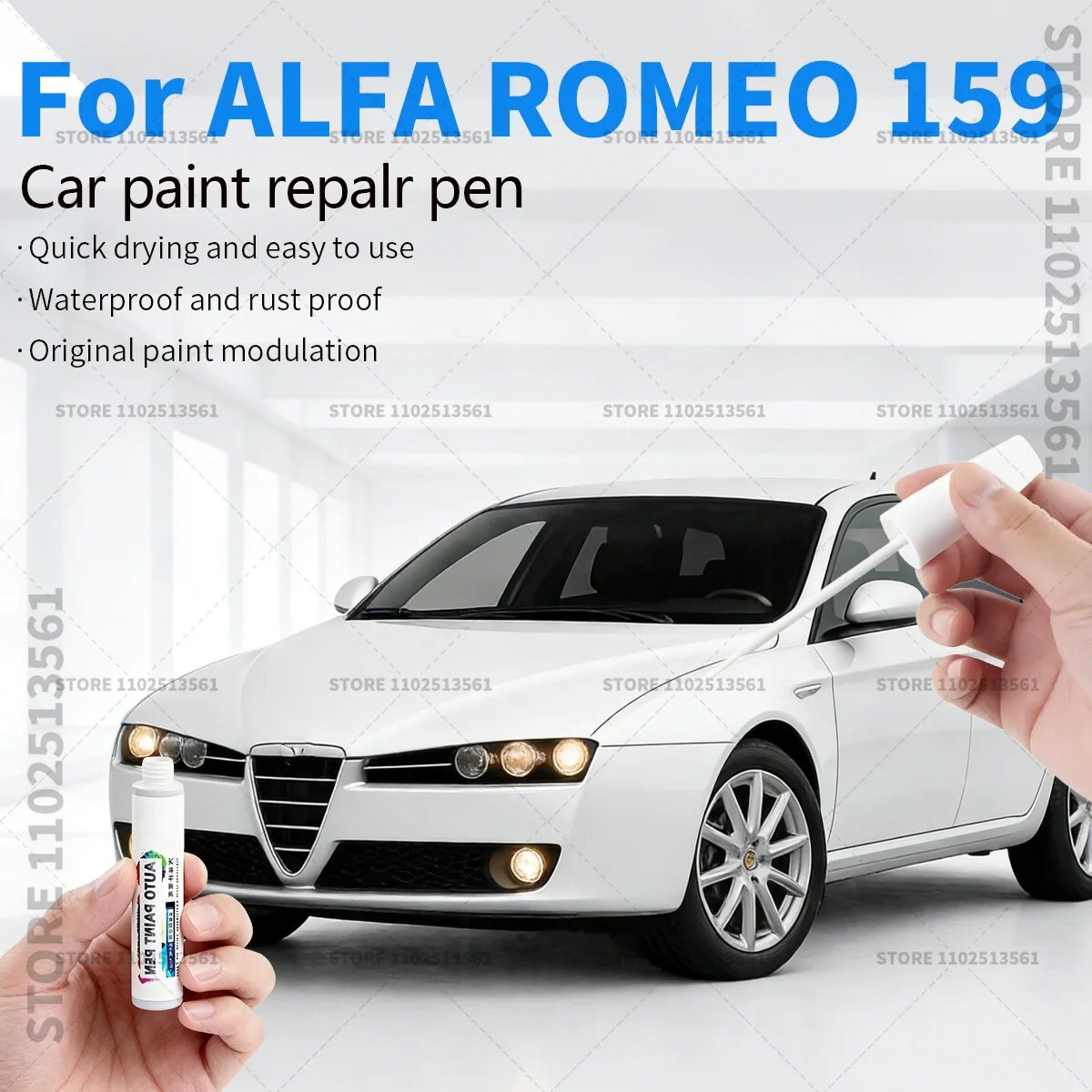 Ручка для ремонта автомобильной краски для ALFA ROMEO 159, аксессуары для ремонта царапин, синий металлик, красный Alfa, полярный белый, черный, серый, зеленый
Ручка для ремонта автомобильной краски для ALFA ROMEO 159, аксессуары для ремонта царапин, синий металлик, красный Alfa, полярный белый, черный, серый, зеленый