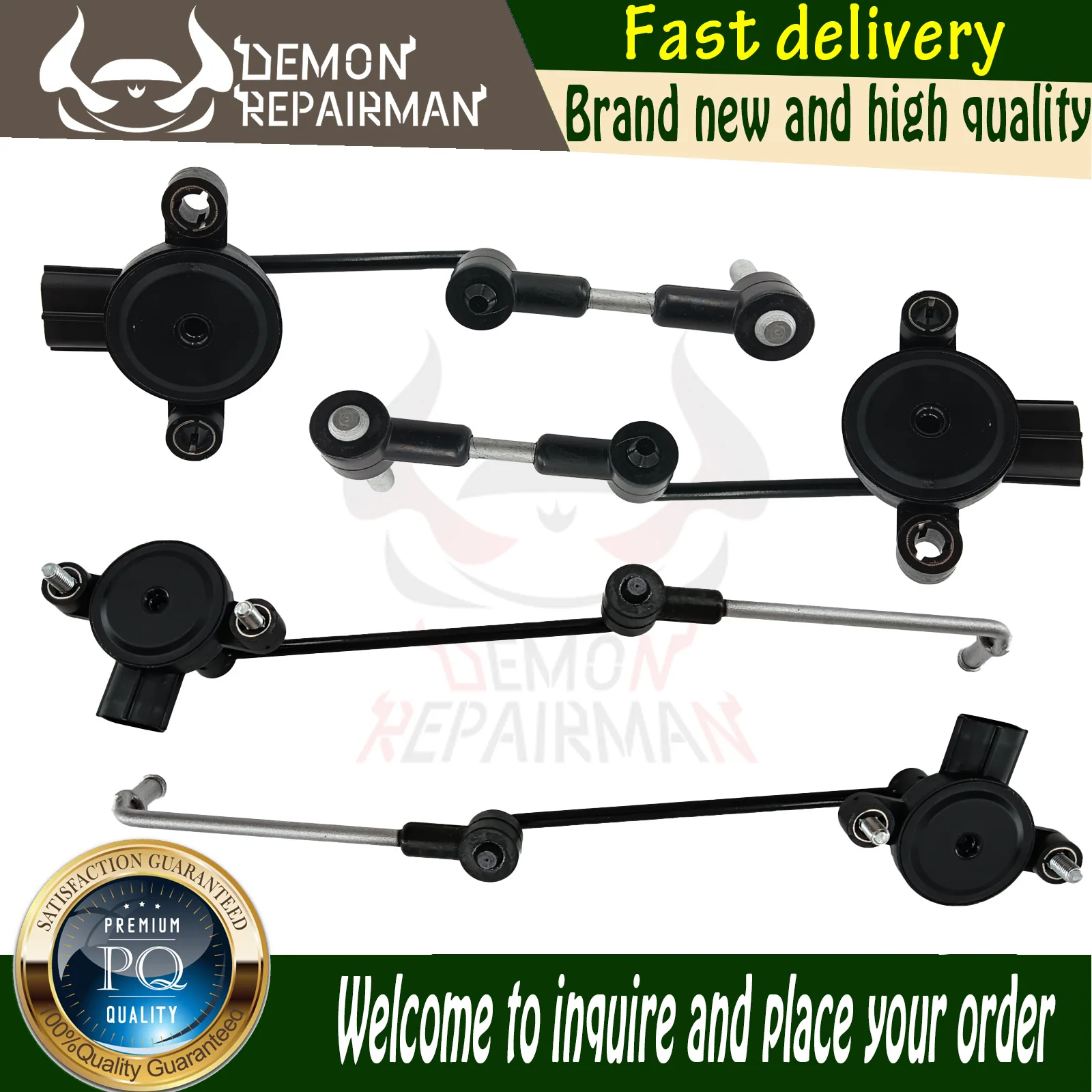2pcs ANR4686 & 2pcs ANR4687 Rear Front Air Suspension Height Level Sensor Compatible with Land Rover Range Rover 2.5L 4.0L 4.6L
2pcs ANR4686 & 2pcs ANR4687 Rear Front Air Suspension Height Level Sensor Compatible with Land Rover Range Rover 2.5L 4.0L 4.6L