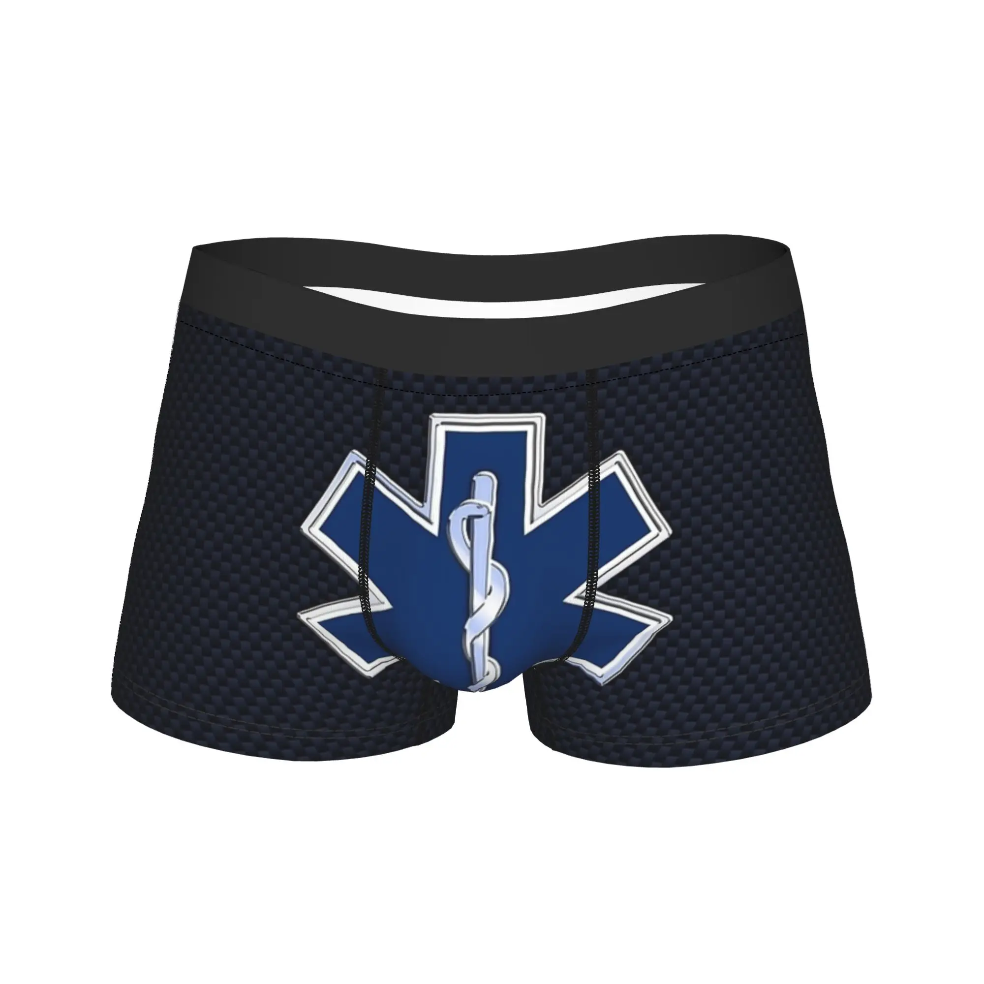 Мужское длинное нижнее белье со звездами жизни, забавные боксеры Emt Emergency, шорты, мужские мягкие трусы, большие размеры
Мужское длинное нижнее белье со звездами жизни, забавные боксеры Emt Emergency, шорты, мужские мягкие трусы, большие размеры