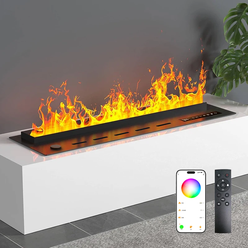 3D Decorative Electric Wall-Mounted Fireplace Insert Multicolor Simulated Flame Remote App Control Energy-Saving LED Display
3D Decorative Electric Wall-Mounted Fireplace Insert Multicolor Simulated Flame Remote App Control Energy-Saving LED Display