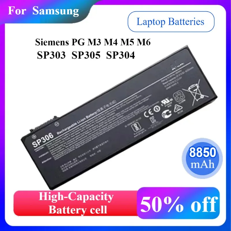High-Capacity Battery cell Laptop Battery For Samsung SP303 SP305 SP304 and Siemens PG M3 M4 M5 M611.1V 97Wh 8850mAh
High-Capacity Battery cell Laptop Battery For Samsung SP303 SP305 SP304 and Siemens PG M3 M4 M5 M611.1V 97Wh 8850mAh