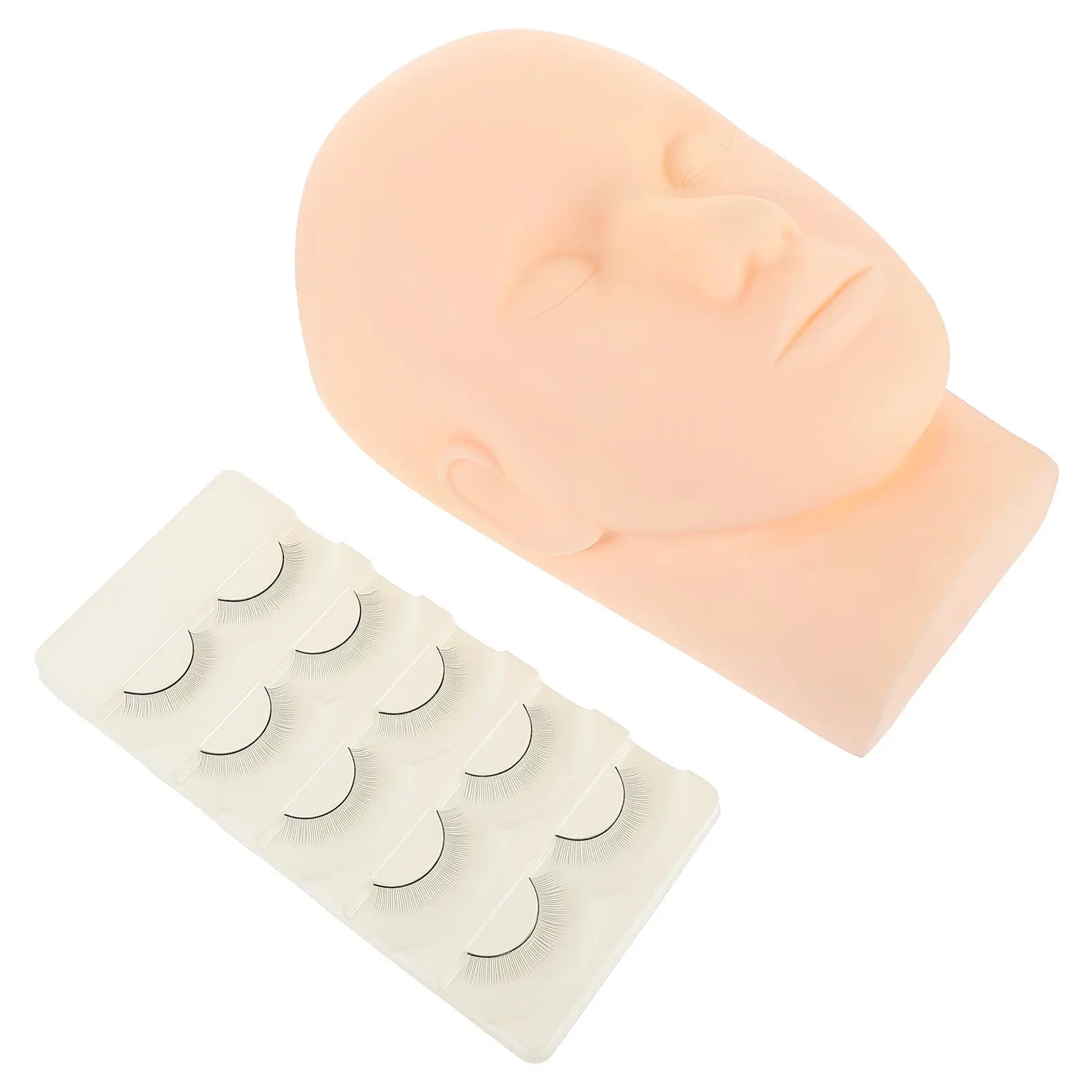 1 Set Eyelash Extension Head Silicone Mannequin Flat Head for Eyelash Practice Makeup Training Cosmetology Training
1 Set Eyelash Extension Head Silicone Mannequin Flat Head for Eyelash Practice Makeup Training Cosmetology Training
