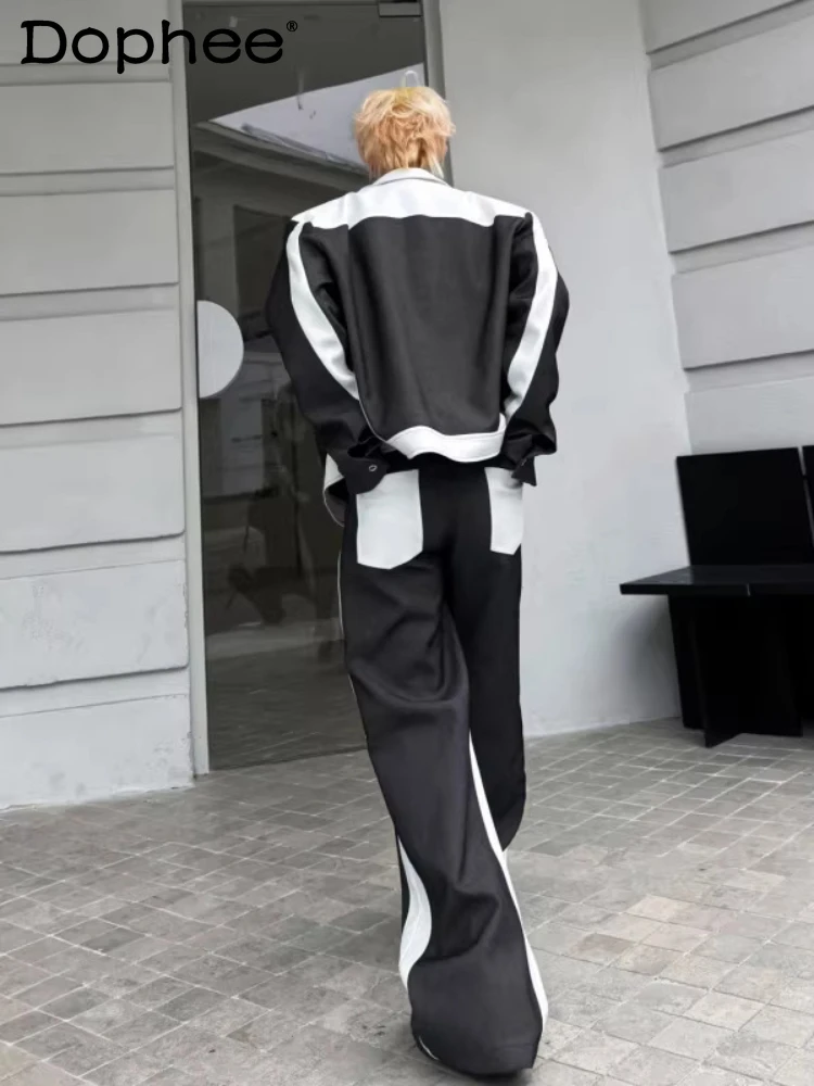 Мужской весенний комплект 2026: Новинка! Джинсовая куртка с контрастным воротником и джинсы. Элегантный, свободный, комфортный комплект из двух предметов.
Мужской весенний комплект 2026: Новинка! Джинсовая куртка с контрастным воротником и джинсы. Элегантный, свободный, комфортный комплект из двух предметов.