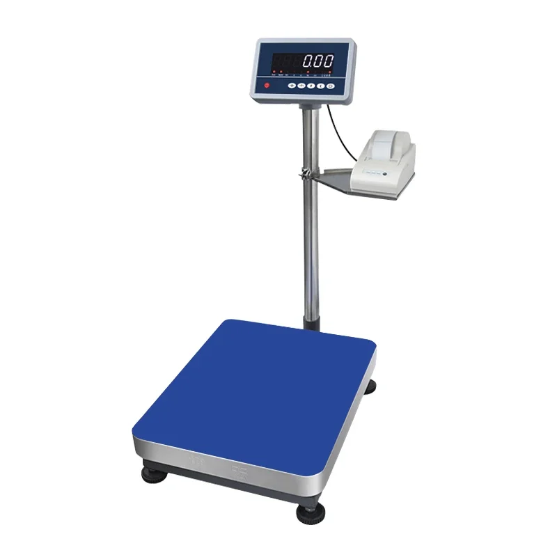 HTW-P 30-300KG Digital Bench Scale Stainless Steel Weighing Print Platform Scale