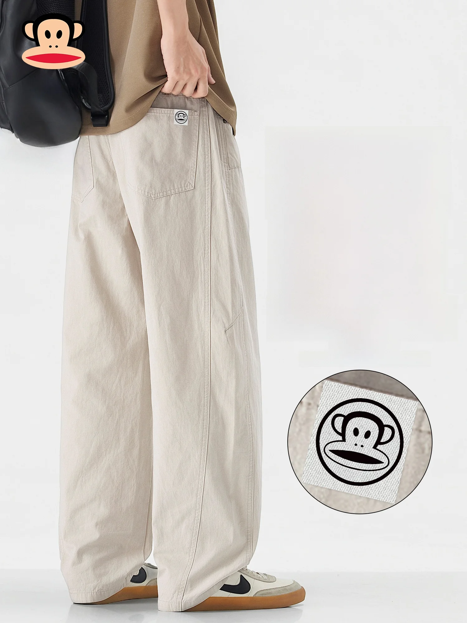 PaulFrank Spring Linen Breathable Casual Pants Men's Loose Straight Leg Trousers Knife Bend Design Comfortable Straight Fit
PaulFrank Spring Linen Breathable Casual Pants Men's Loose Straight Leg Trousers Knife Bend Design Comfortable Straight Fit