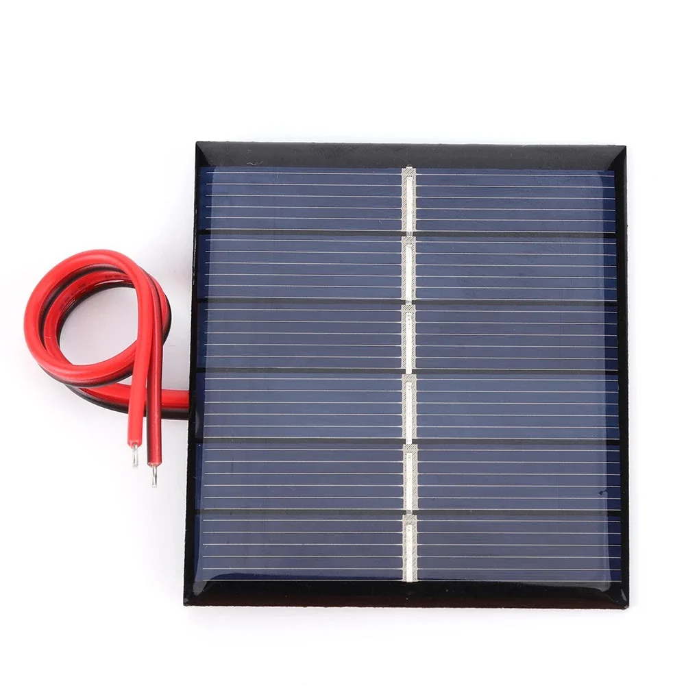 0.55W 3V Mini Solar Panel 60*55mm Epoxy Small Size Solar Cells for DIY Toys 2.4V Battery
0.55W 3V Mini Solar Panel 60*55mm Epoxy Small Size Solar Cells for DIY Toys 2.4V Battery