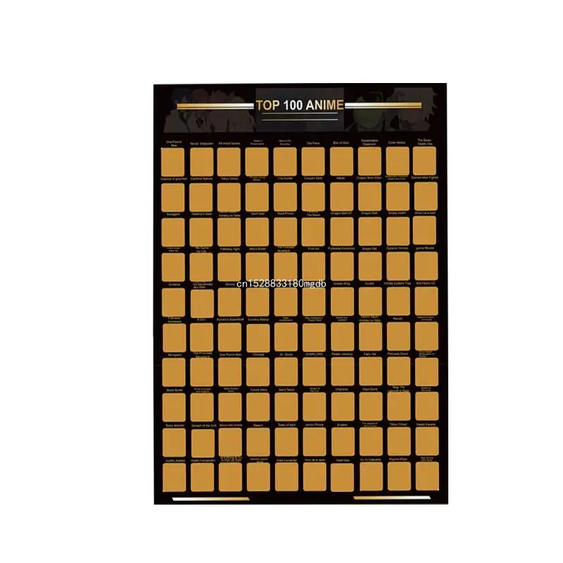 Anime Bucket List Top 100 Anime Scratch off Poster Modern Gold foil Anime Poster Dropship
Anime Bucket List Top 100 Anime Scratch off Poster Modern Gold foil Anime Poster Dropship