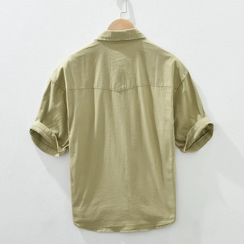 Men's Haome ort Sve Workwear irt Loose Fit Summer Thiened f Sved Daily Pure Color Square Collar Casual irt
Men's Haome ort Sve Workwear irt Loose Fit Summer Thiened f Sved Daily Pure Color Square Collar Casual irt