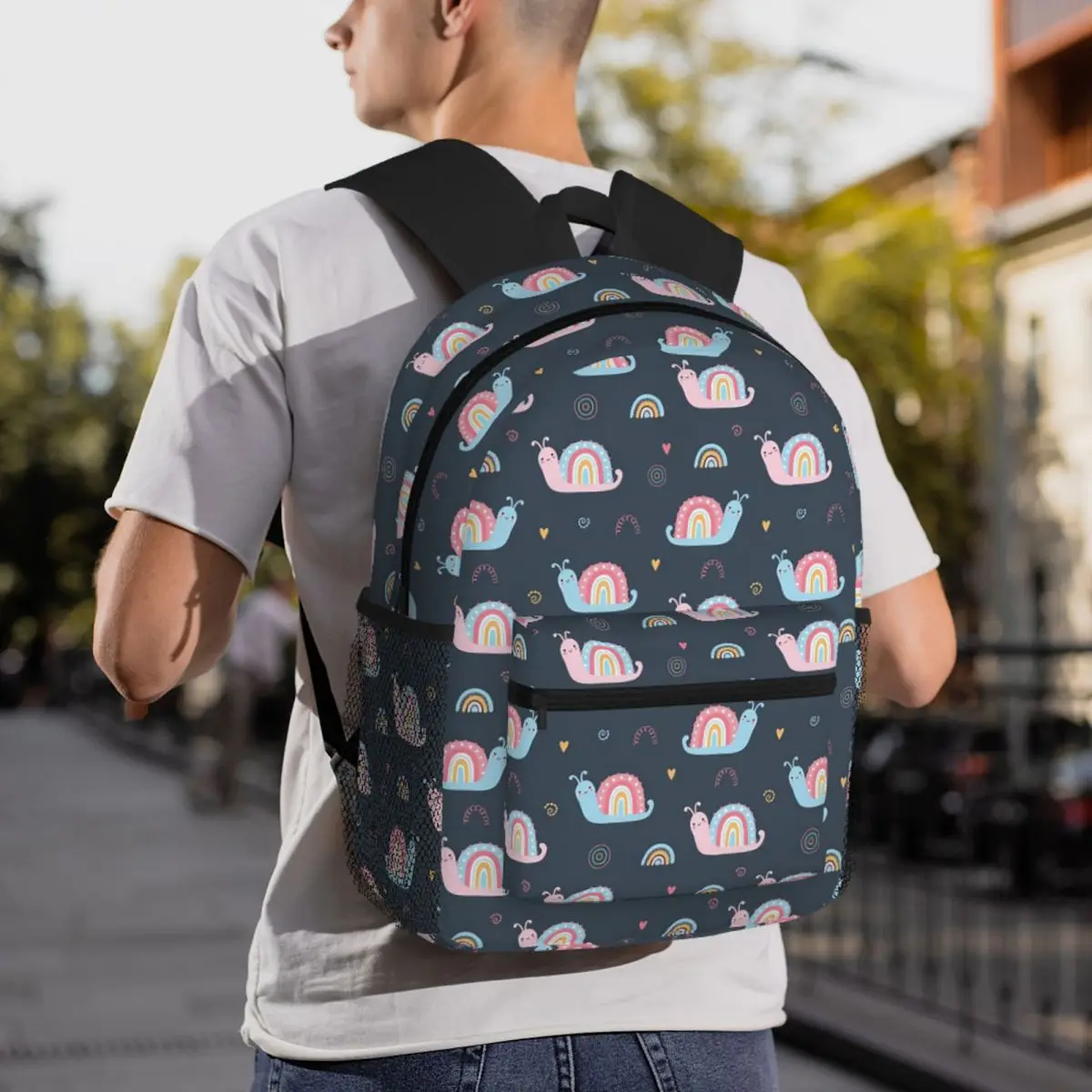 Cartoon Animal Snails Backpack Daypack Large Capacity Boys Girls BookBag School Bag Shoulder Bags for Men Women
Cartoon Animal Snails Backpack Daypack Large Capacity Boys Girls BookBag School Bag Shoulder Bags for Men Women
