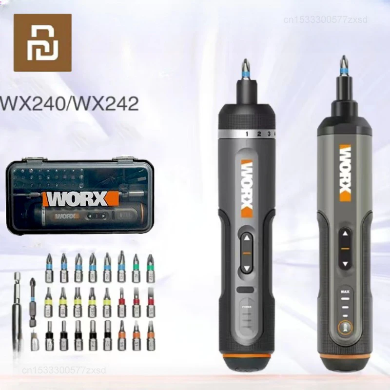 Youpin Worx 4V Electrical Screwdriver Set WX242 Smart Cordless Electric Screw Driver USB Rechargeable Handle 30 Bit Set Tools
Youpin Worx 4V Electrical Screwdriver Set WX242 Smart Cordless Electric Screw Driver USB Rechargeable Handle 30 Bit Set Tools
