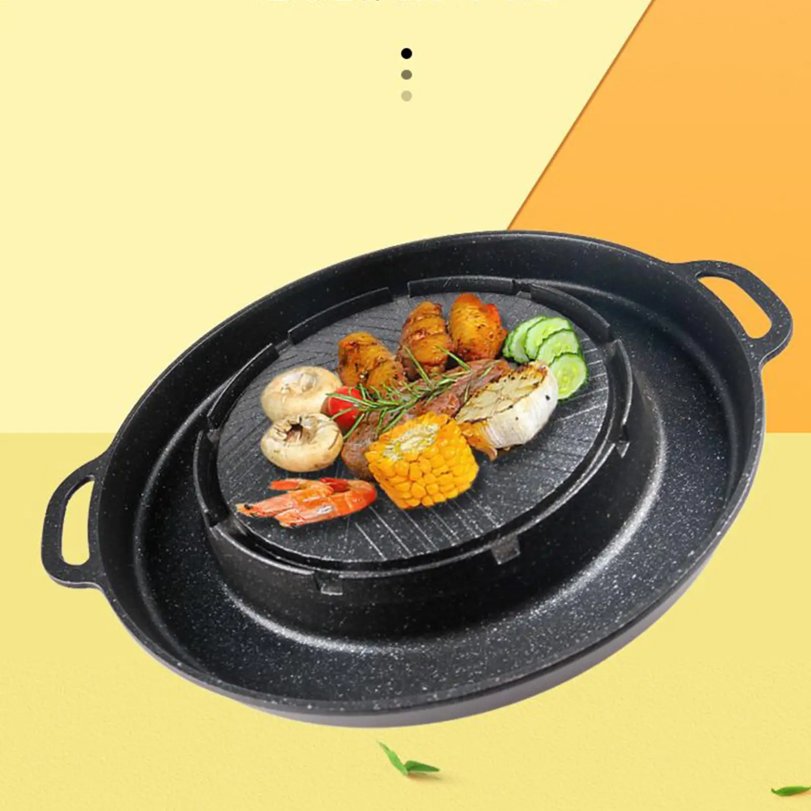 Grill Pan 2-in-1 Hotpot & BBQ Nonstick Aluminum Alloy Indoor Outdoor Use, Portable Griddle for Stove Top Kitchen Camping Picnic
Grill Pan 2-in-1 Hotpot & BBQ Nonstick Aluminum Alloy Indoor Outdoor Use, Portable Griddle for Stove Top Kitchen Camping Picnic