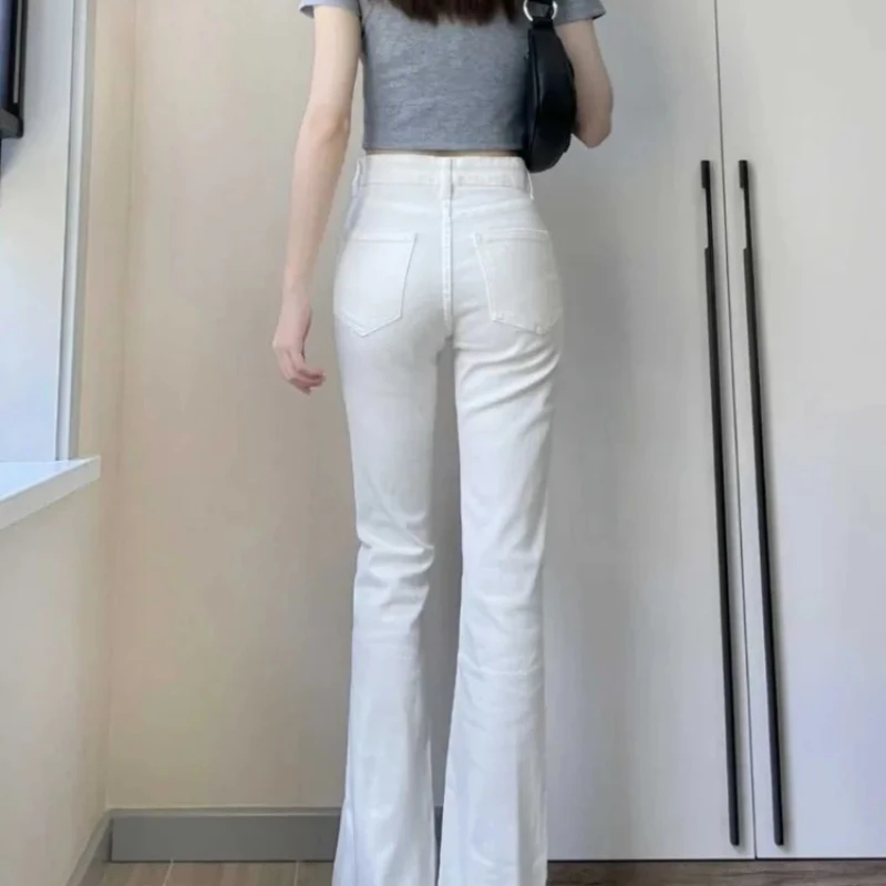 High Waist Denim Pants for Women Bell Bottom Woman Jeans Aesthetic Baggy Trend 2025 Size X Larg 2000s Y2k South Korea Trousers
High Waist Denim Pants for Women Bell Bottom Woman Jeans Aesthetic Baggy Trend 2025 Size X Larg 2000s Y2k South Korea Trousers
