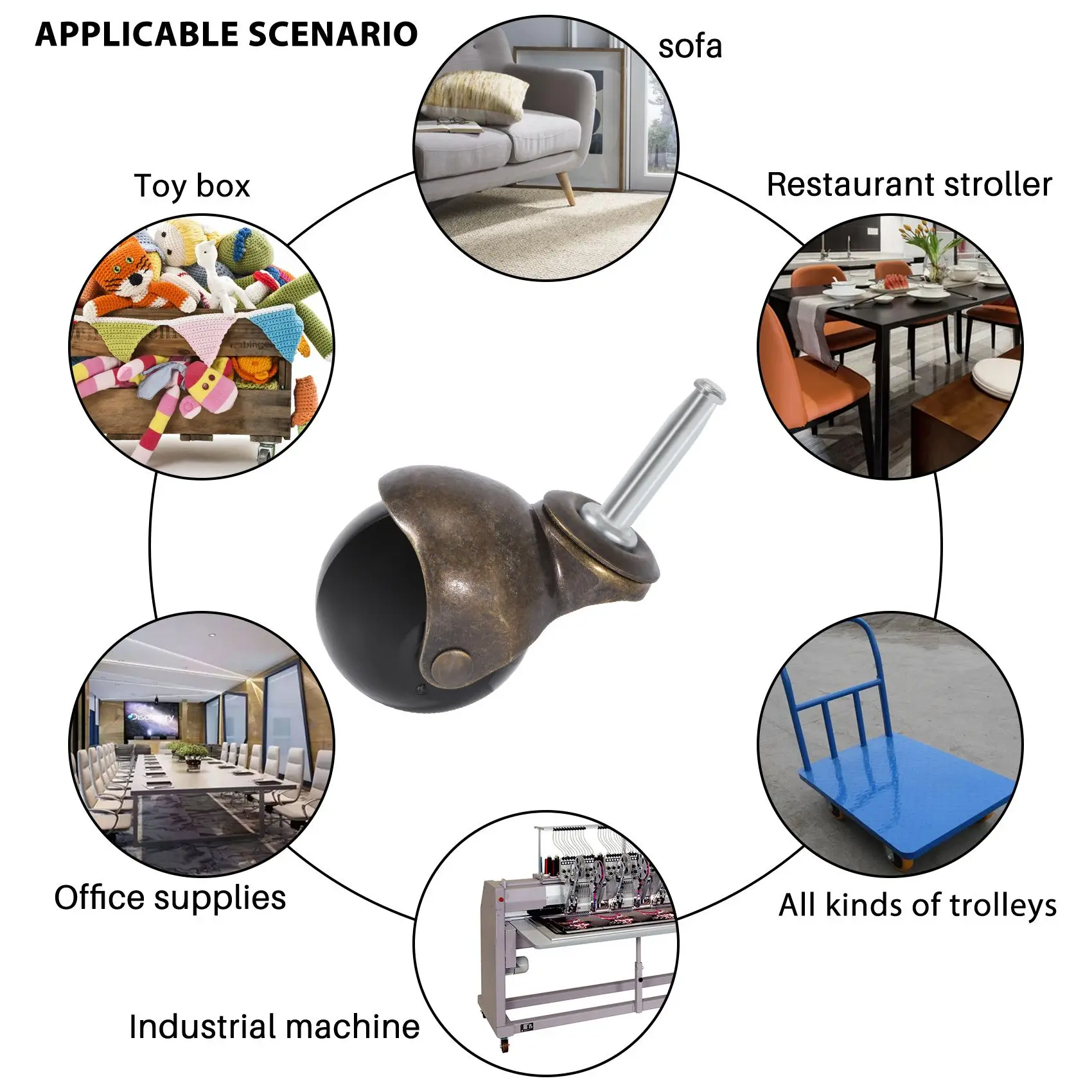 4 Pack 2 Inch Ball Caster Stem Caster Wheel with Sockets,Vintage Antique Swivel Caster for Furniture,Sofa,Chair,Cabinet Z 
4 Pack 2 Inch Ball Caster Stem Caster Wheel with Sockets,Vintage Antique Swivel Caster for Furniture,Sofa,Chair,Cabinet Z