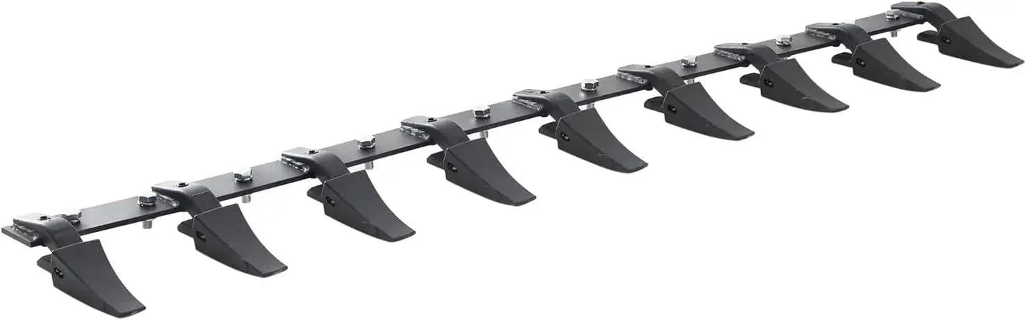 Bucket Tooth Bar, 72'', Heavy Duty Tractor Bucket 9 Teeth Bar for Loader Tractor Skidsteer
Bucket Tooth Bar, 72'', Heavy Duty Tractor Bucket 9 Teeth Bar for Loader Tractor Skidsteer
