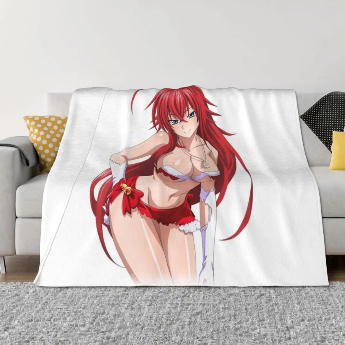 High School DxD - Rias Gremory Throw Blanket Nap Hair Multi-Purpose Plaid on the sofa Blankets
High School DxD - Rias Gremory Throw Blanket Nap Hair Multi-Purpose Plaid on the sofa Blankets