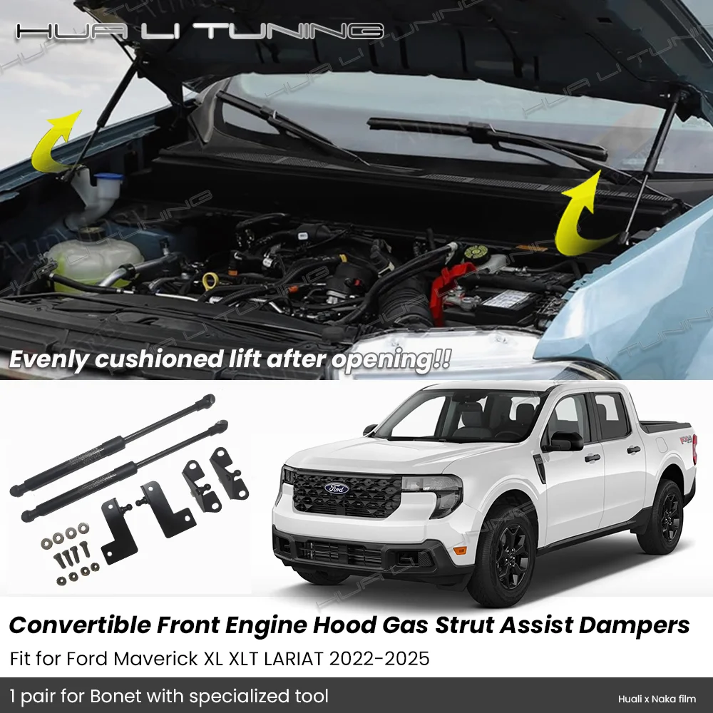 For Ford Maverick XL XLT LARIAT 2022-2025 Lift Support Front Hood Damper German Strech Tailgate Gas Spring Assit Struts Tuning
For Ford Maverick XL XLT LARIAT 2022-2025 Lift Support Front Hood Damper German Strech Tailgate Gas Spring Assit Struts Tuning