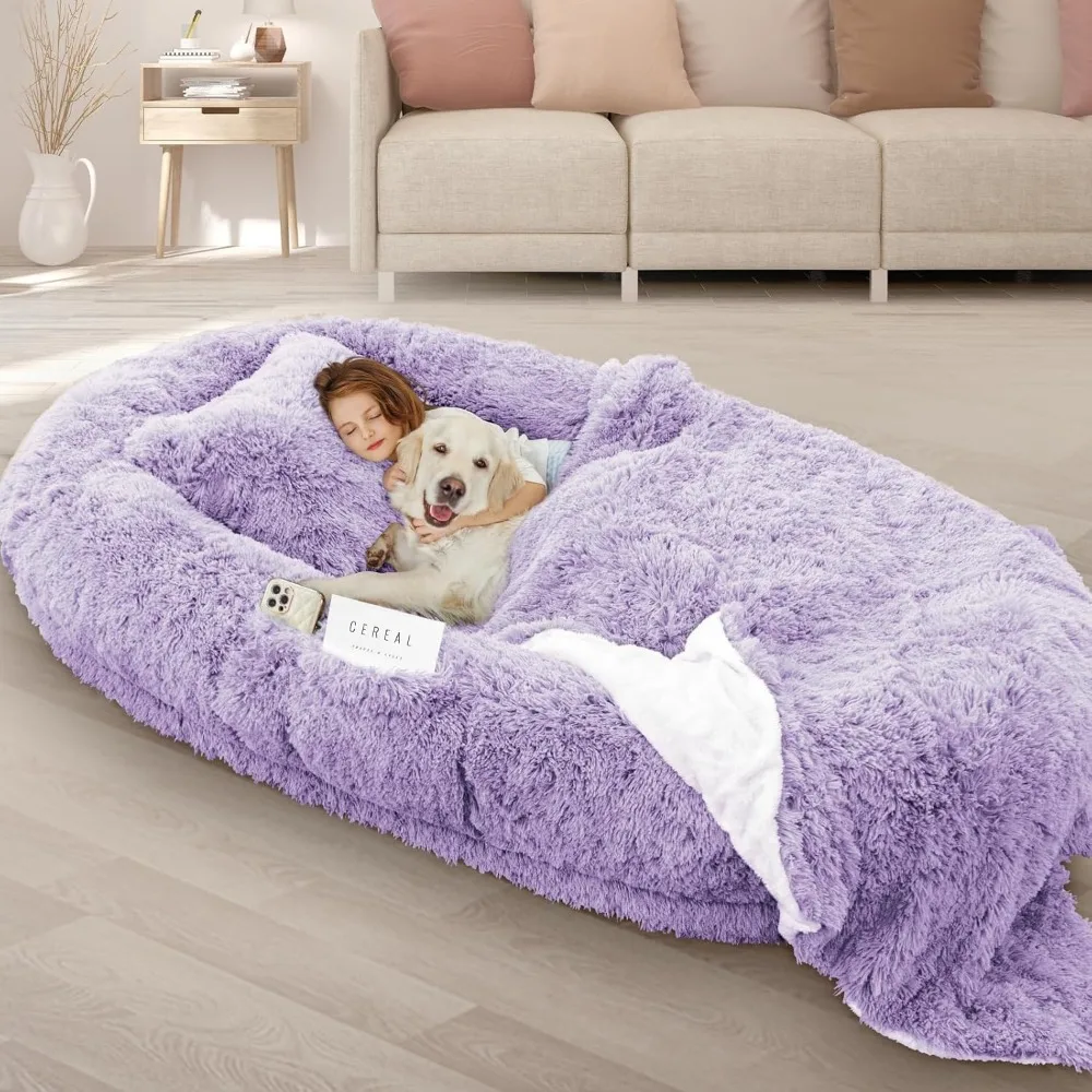 Human Dog Bed, 71''x45''x12'' Size Fits Adult and Pet Washable Giant People Dog Bed 10 CM Thick Memory Foam Large Oversize Dog
Human Dog Bed, 71''x45''x12'' Size Fits Adult and Pet Washable Giant People Dog Bed 10 CM Thick Memory Foam Large Oversize Dog