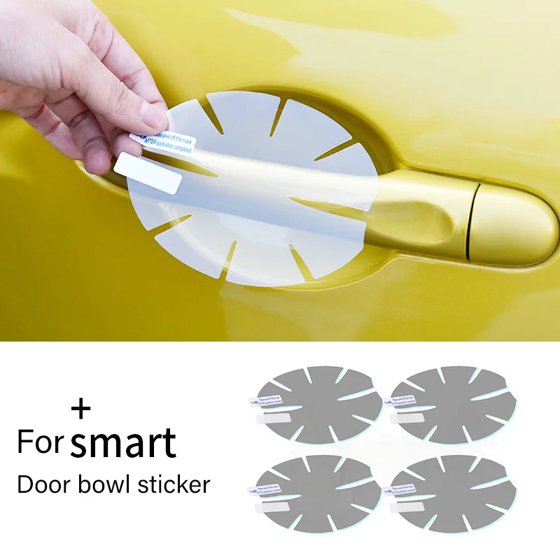 4PCS Strength Anti Acratch Film Car Wrist Of Door Protective Film Door Bowl Handle Stickers For Smart Forfour Accessories
4PCS Strength Anti Acratch Film Car Wrist Of Door Protective Film Door Bowl Handle Stickers For Smart Forfour Accessories