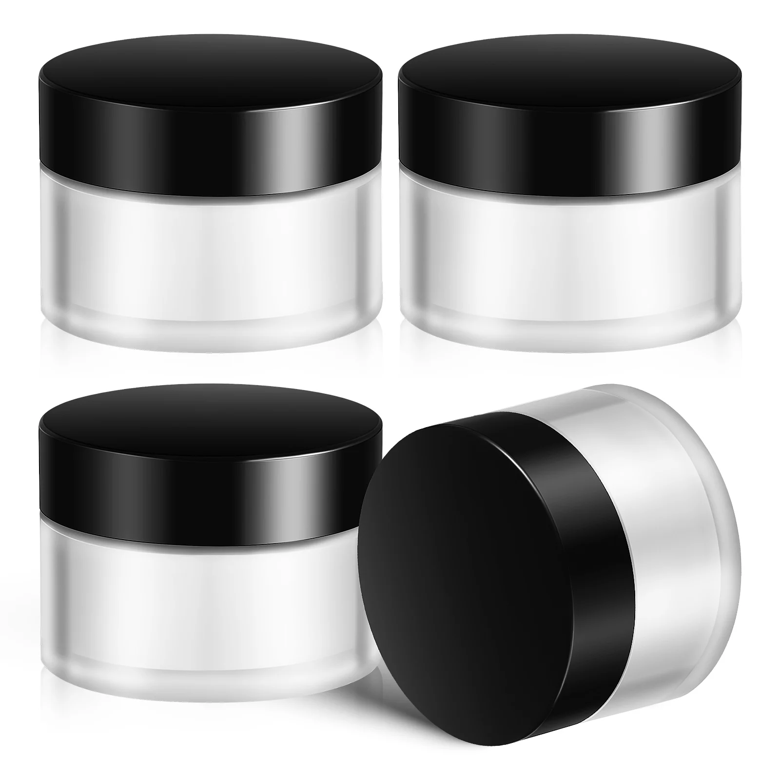 4 Pcs Skin Care Jars Scrub Cream Bottle Lotion Containers Seal with Lid 
4 Pcs Skin Care Jars Scrub Cream Bottle Lotion Containers Seal with Lid