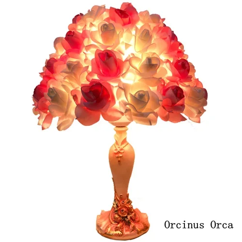 Modern Creative Romantic Rose Table Lamp Bedroom Bedside Lamp European Red Flower Table Lamp Wedding Gift
Modern Creative Romantic Rose Table Lamp Bedroom Bedside Lamp European Red Flower Table Lamp Wedding Gift