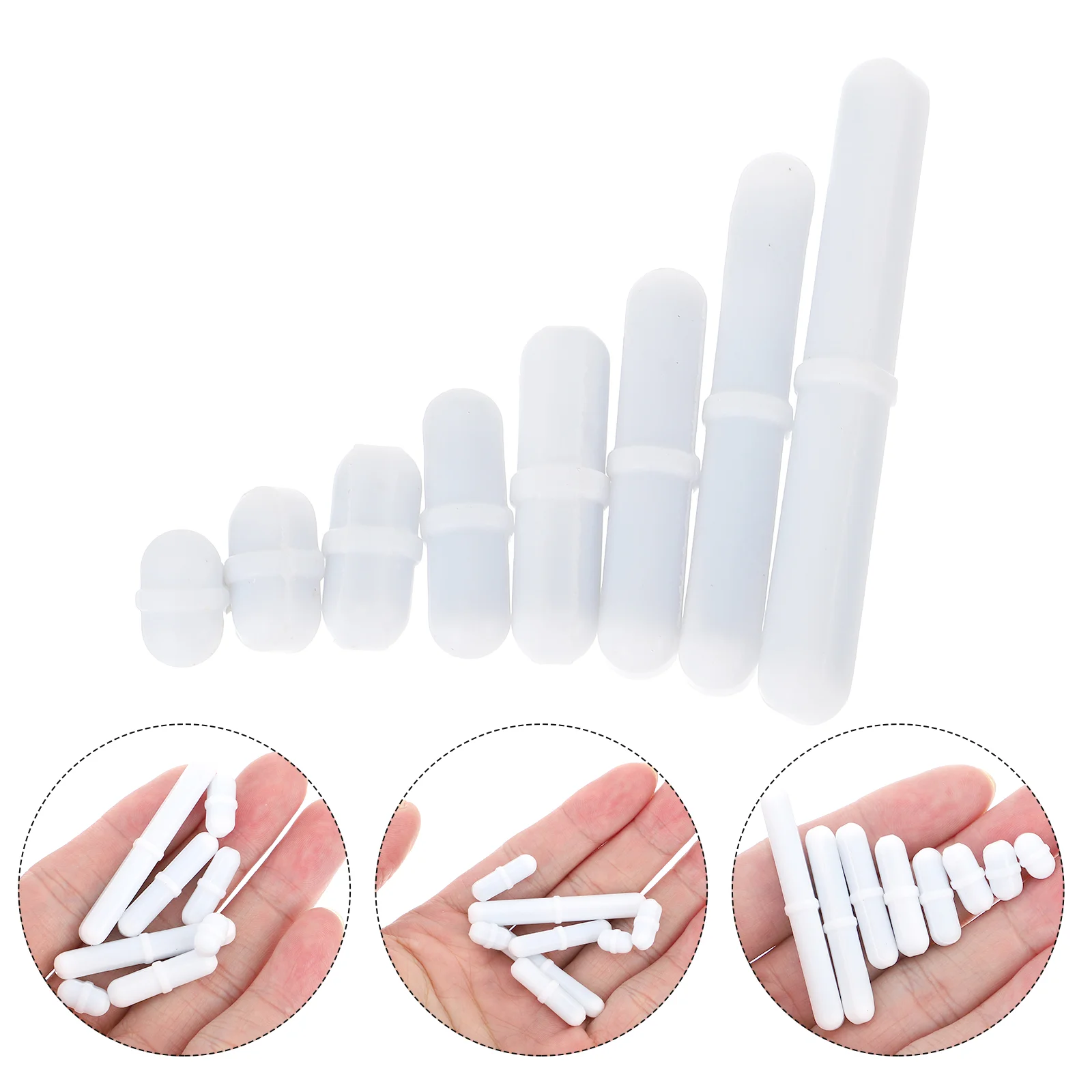 8 Pcs Stirring Bar Cylindrical Magnet Mixer Rod Type Bars Cylinder Magnetic Laboratory Stirrer White Accessories B-type
8 Pcs Stirring Bar Cylindrical Magnet Mixer Rod Type Bars Cylinder Magnetic Laboratory Stirrer White Accessories B-type