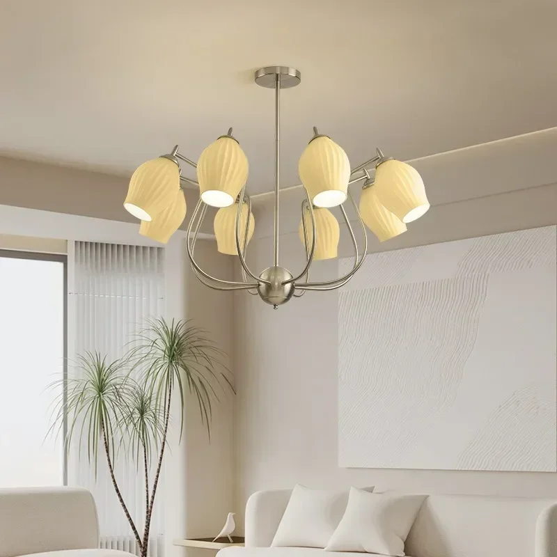 Nordic Threaded Pendant Lights Retro Ceramics Chandelier LED Hanging Lamps For Bedroom Living Room Dining Table Home Decoration
Nordic Threaded Pendant Lights Retro Ceramics Chandelier LED Hanging Lamps For Bedroom Living Room Dining Table Home Decoration