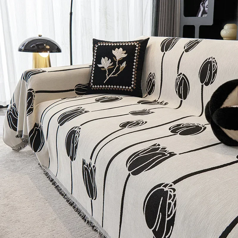 Nordic Flowers Print Chenille Sofa Towel Four Season Universal Sofas Blanket Anti-Cat Scratch Sofa Slipcovers Picnic Table Cover
Nordic Flowers Print Chenille Sofa Towel Four Season Universal Sofas Blanket Anti-Cat Scratch Sofa Slipcovers Picnic Table Cover