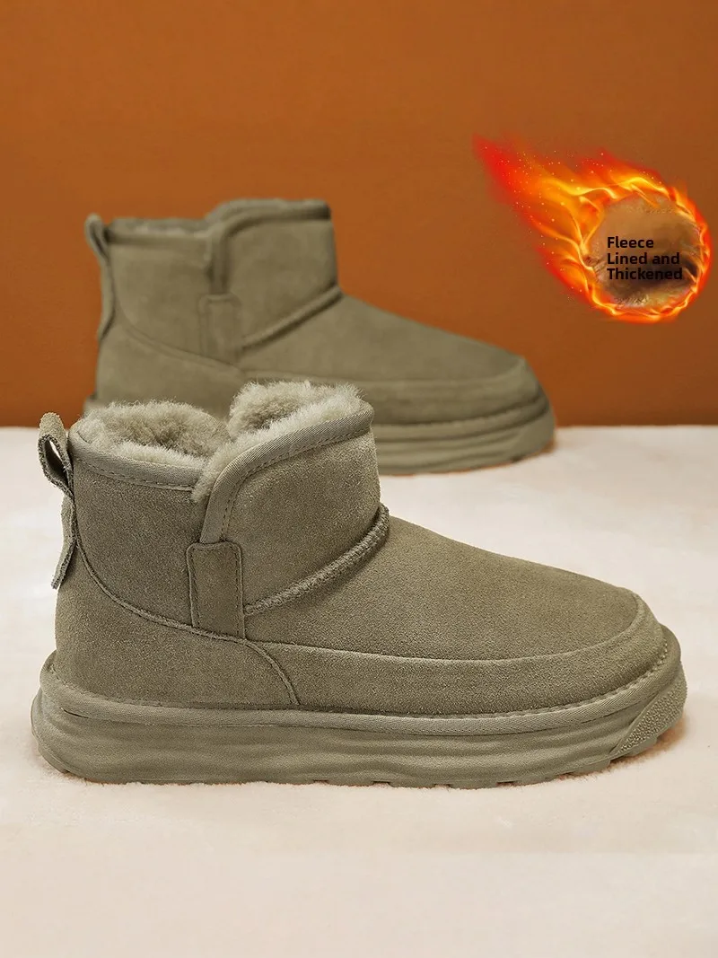 Northeast Men's Winter Snow Boots Fleece Lined Casual Outdoor High Top Cotton Shoes Warmth Bread Shoes round Toe Thick Heel
Northeast Men's Winter Snow Boots Fleece Lined Casual Outdoor High Top Cotton Shoes Warmth Bread Shoes round Toe Thick Heel