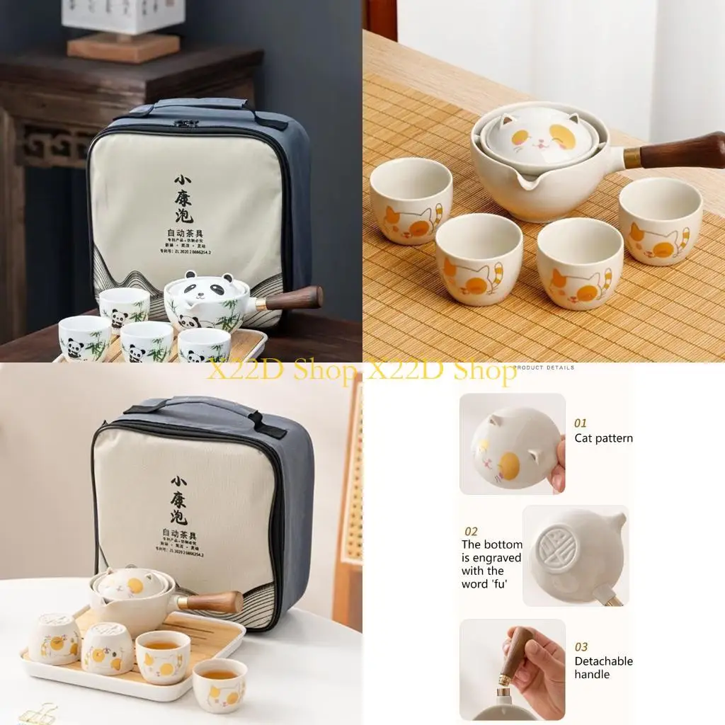 X22D 360 Degree Rotational Tea Maker, Ceramic Teapot With Brewer, Household Teapot, Portable Travel Gift
X22D 360 Degree Rotational Tea Maker, Ceramic Teapot With Brewer, Household Teapot, Portable Travel Gift