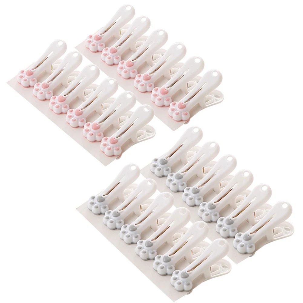 Cat-Paw Food Clips Clothes Pegs Lovely Practical Clamp Multipurpose Durable Long Lasting Clips for Snack Bags Photos
Cat-Paw Food Clips Clothes Pegs Lovely Practical Clamp Multipurpose Durable Long Lasting Clips for Snack Bags Photos
