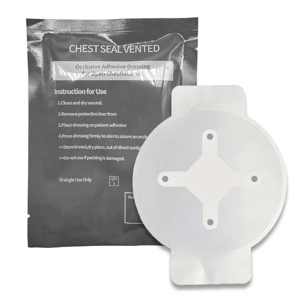 Rescue Chest Seal Quick Useful Wound Emergency Dressing Bandage First Aid Kit Accessories with Vent Trauma Kit IFAK Supplies
Rescue Chest Seal Quick Useful Wound Emergency Dressing Bandage First Aid Kit Accessories with Vent Trauma Kit IFAK Supplies