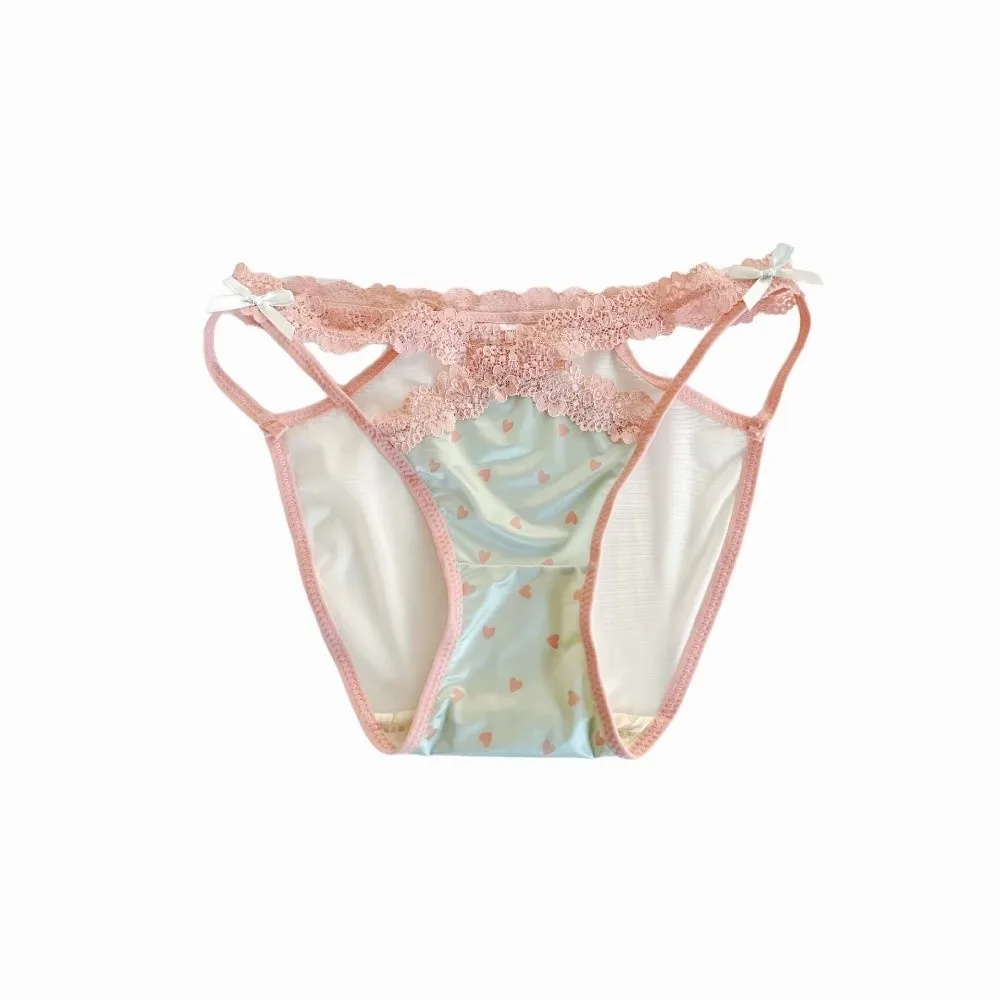 Comfortable Low Waist Lace Briefs Mesh Hollow Women Underwear Transparent Cotton Crotch Bow Lace Panties Lady
Comfortable Low Waist Lace Briefs Mesh Hollow Women Underwear Transparent Cotton Crotch Bow Lace Panties Lady