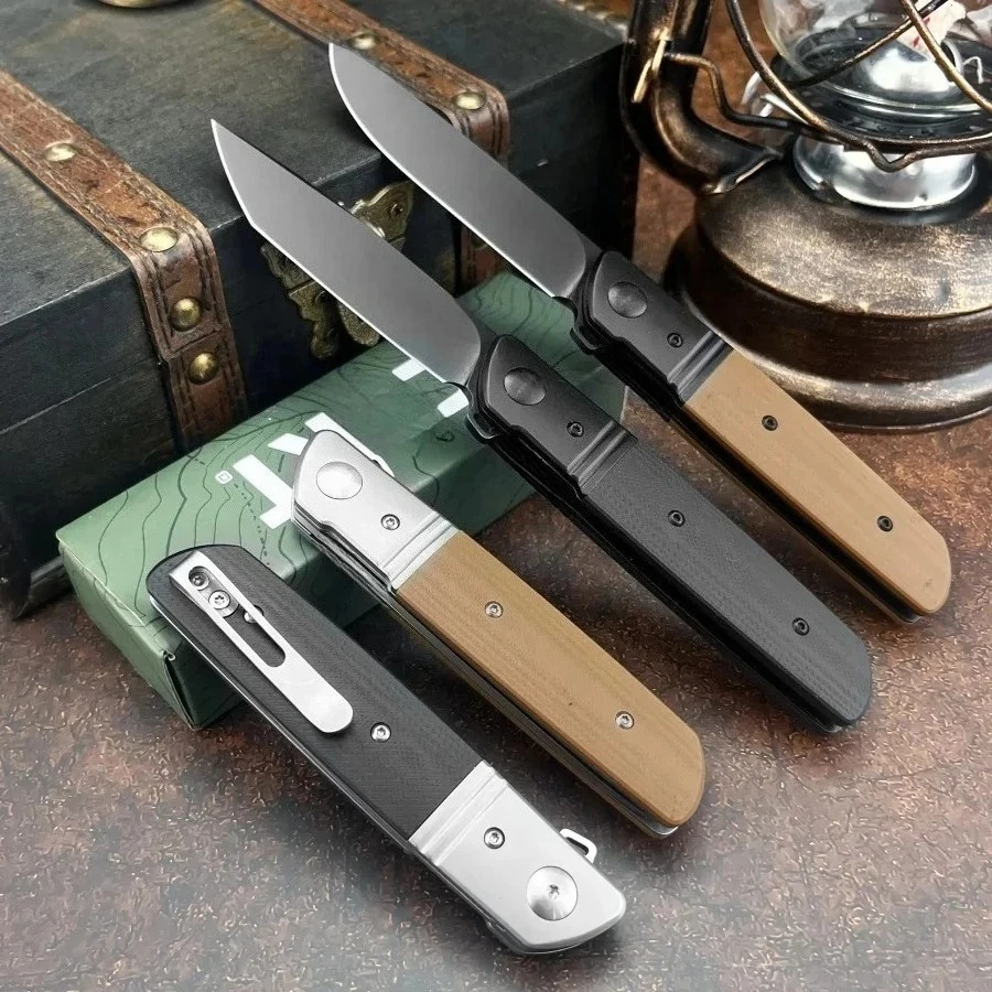 CR 5720 Folding Knife with D2 Blade and G10 Handle Portable EDC Knife for Carrying Around. Self-defense Tool Fishing Knife
CR 5720 Folding Knife with D2 Blade and G10 Handle Portable EDC Knife for Carrying Around. Self-defense Tool Fishing Knife